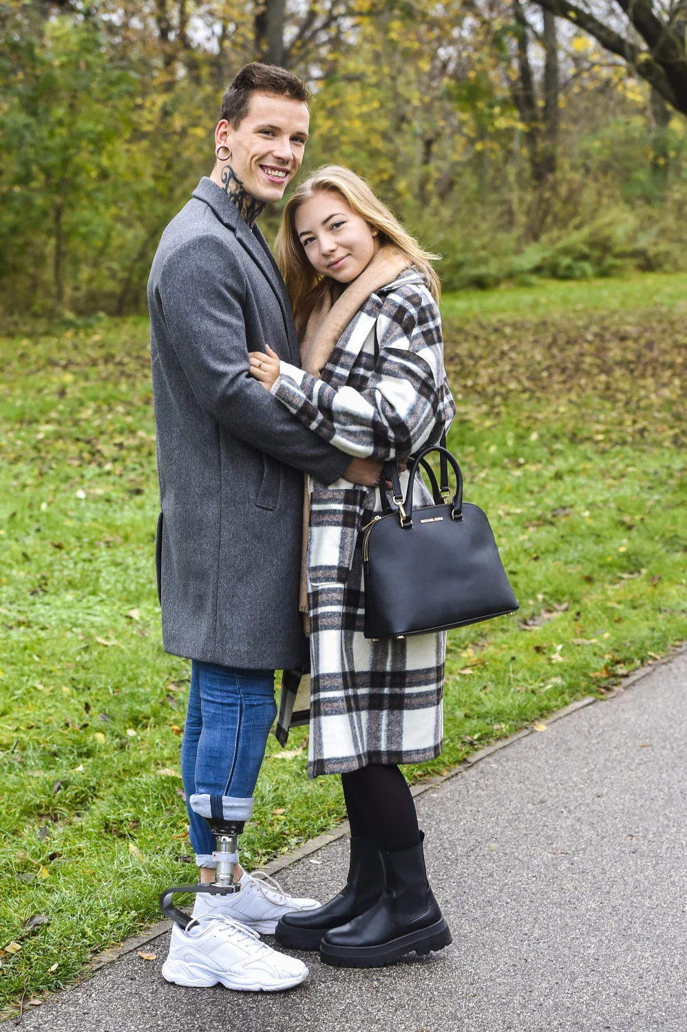 Sylwester Wilk z ukochaną Sylwester Wilk z ukochaną