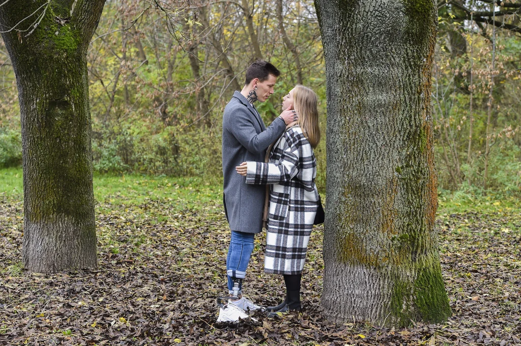 Sylwester Wilk z ukochaną Sylwester Wilk z ukochaną