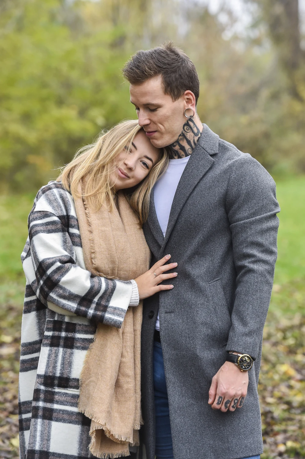 Sylwester Wilk z ukochaną Sylwester Wilk z ukochaną