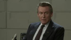 Richard Roxburgh jako premier Bob Hawke w "The Crown"