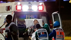 Romain Grosjean po koszmarnym wypadku trafił do szpitala