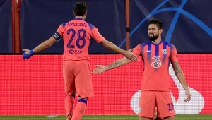 Olivier Giroud strzelił cztery gole w meczu z Sevillą