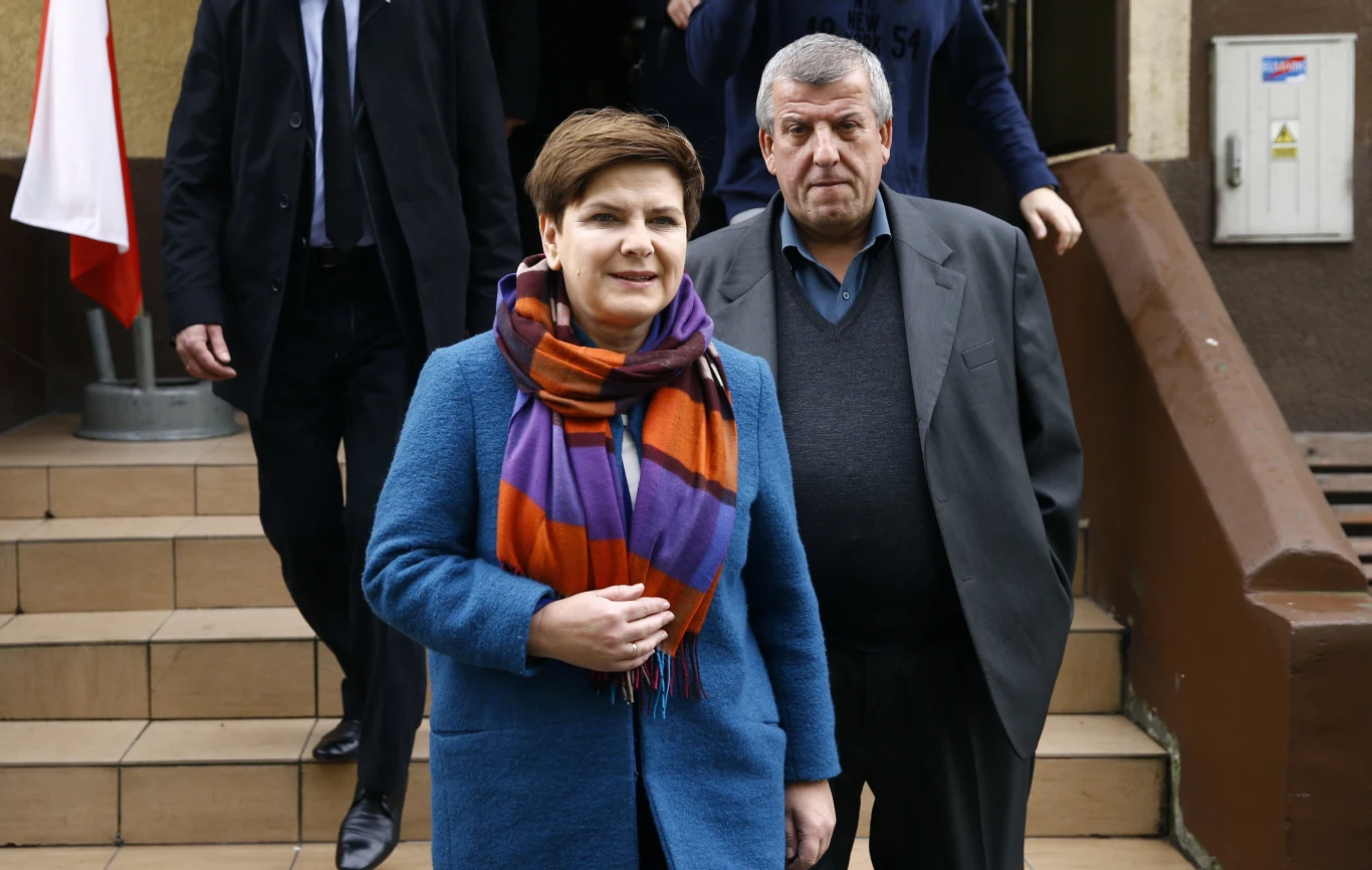 Beata Szydło z mężem Edwardem Beata Szydło z mężem Edwardem