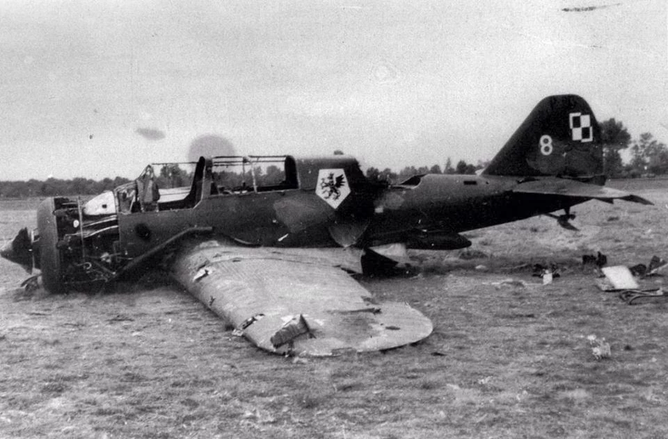 PZL.23 Karaś z 41 eskadry zestrzelony we wrześniu 1939 roku