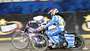 Grigorij Łaguta w trakcie zawodów SEC na Stadionie Śląskim