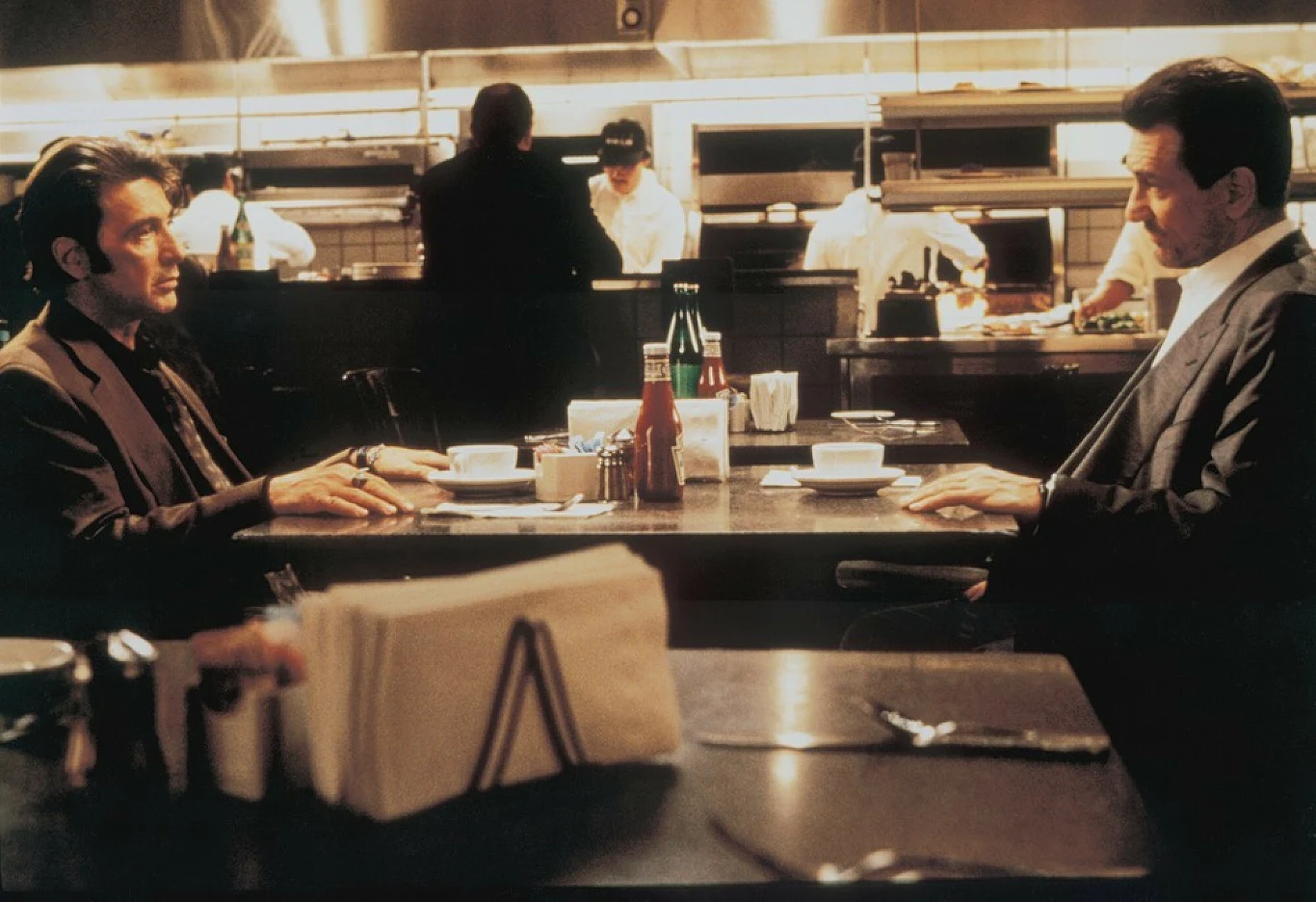 Al Pacino i Robert De Niro we wspólnej scenie w filmie "Gorączka"