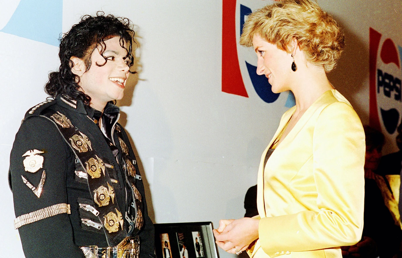 Michael Jackson i Diana w 1988 roku