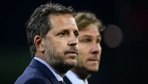 Fabio Paratici - dyrektor sportowy Juvenutusu (z lewej)