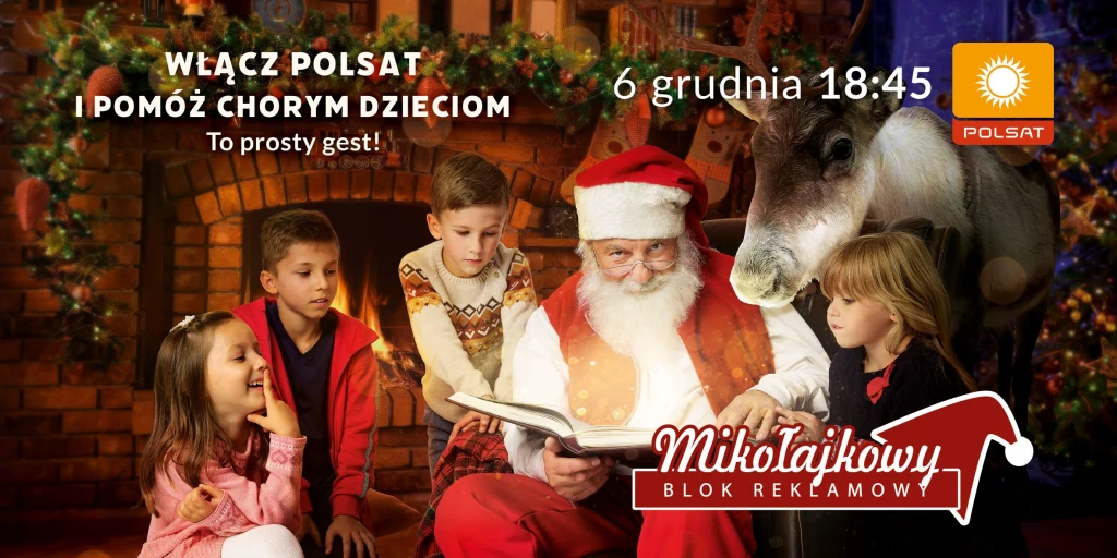 Piotr Gąsowski w Mikołajkowym Bloku Reklamowym Piotr Gąsowski w Mikołajkowym Bloku Reklamowym