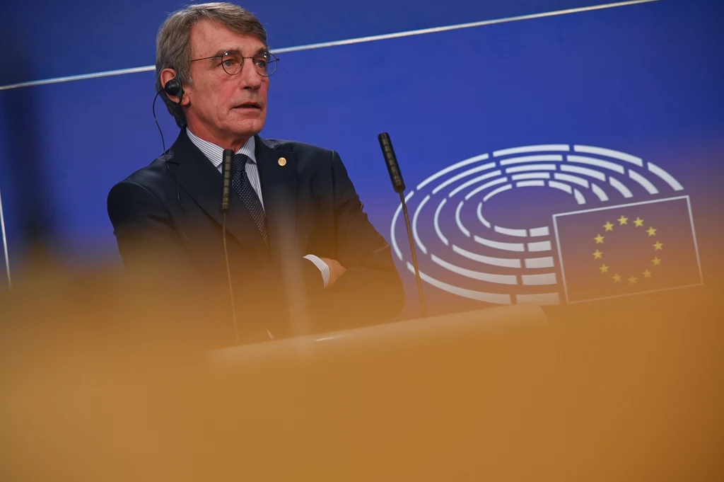 Szef Parlamentu Europejskiego David Sassoli Szef Parlamentu Europejskiego David Sassoli