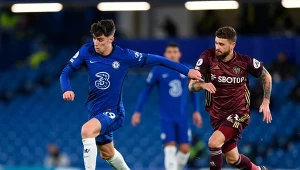 Mateusz Klich w pogoni za Kaiem Havertzem