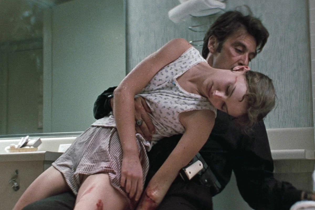 Natalie Portman i Al Pacino w scenie z "Gorączki"
