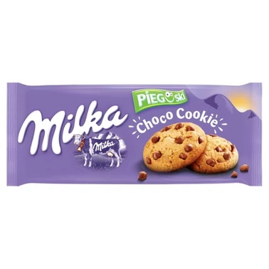 Milka Pieguski Choco Cookies Ciasteczka z kawałkami czekolady mlecznej 135 g - 3