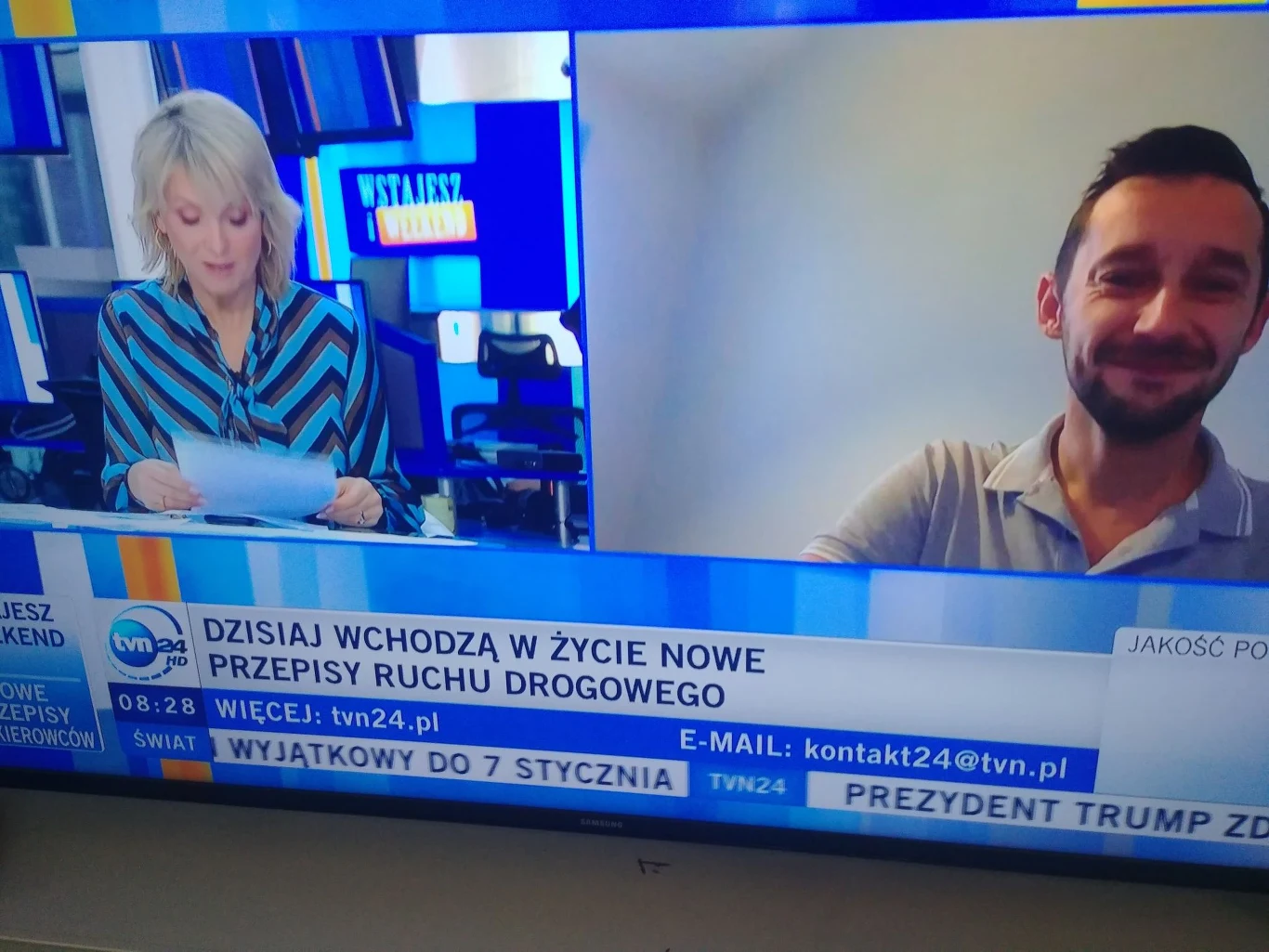 W TVN24 komentowano zmiany, których wciąż nie ma...