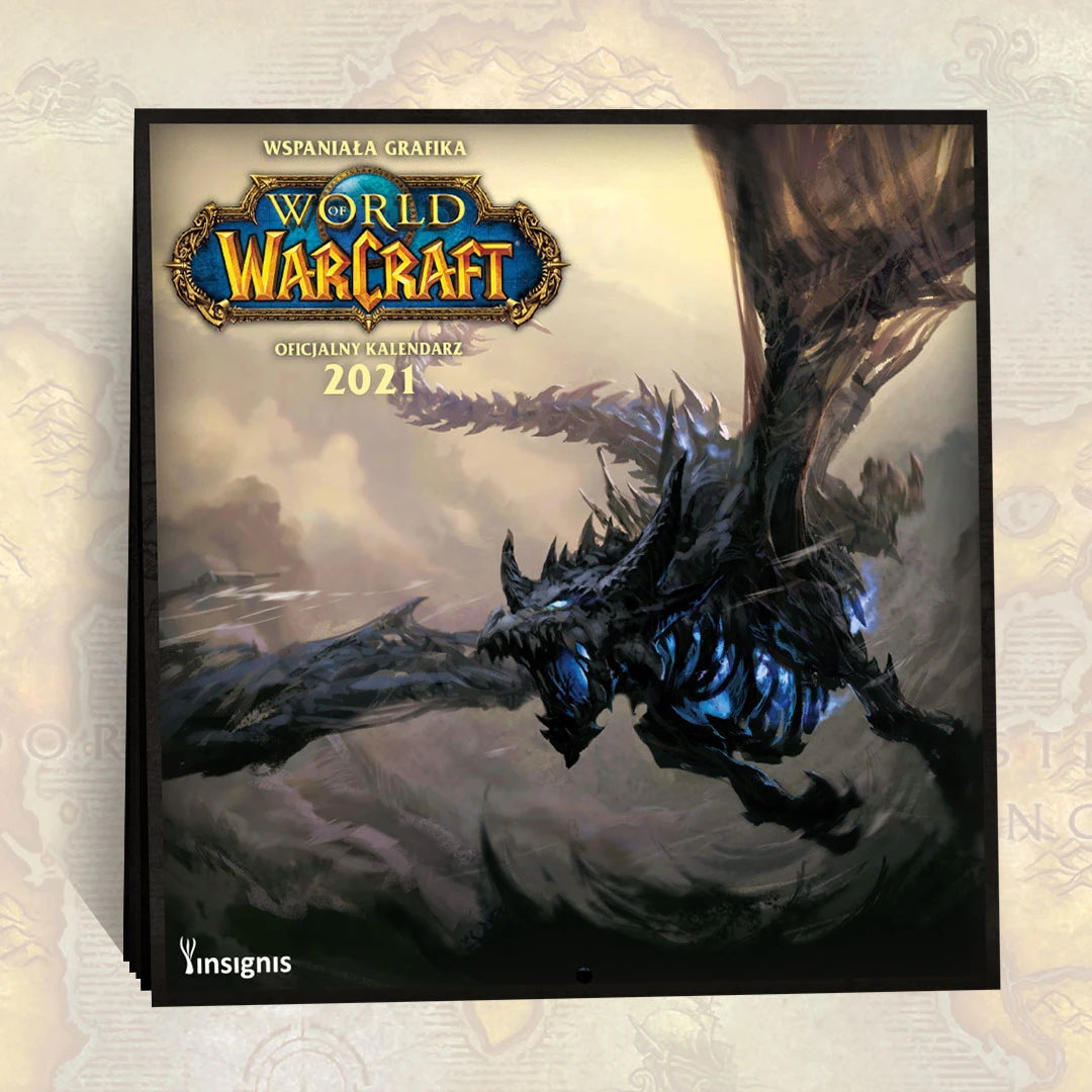 Kalendarz ścienny World of Warcraft na 2021 rok Kalendarz ścienny World of Warcraft na 2021 rok