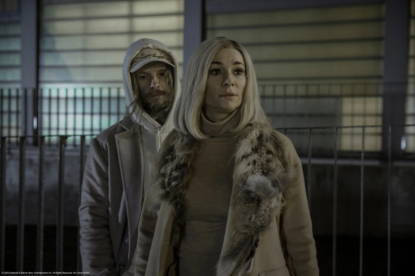 Sebastian Fabijański i Sonia Bohosiewicz na planie "Innych ludzi"