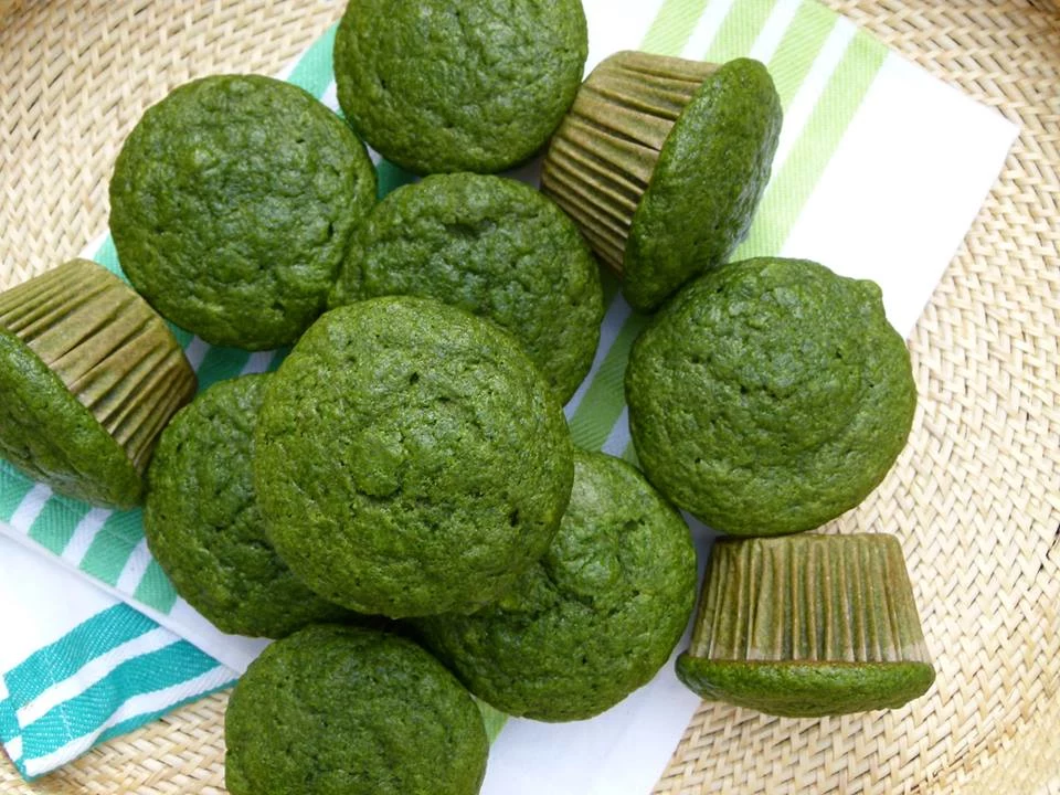 zielone muffinki