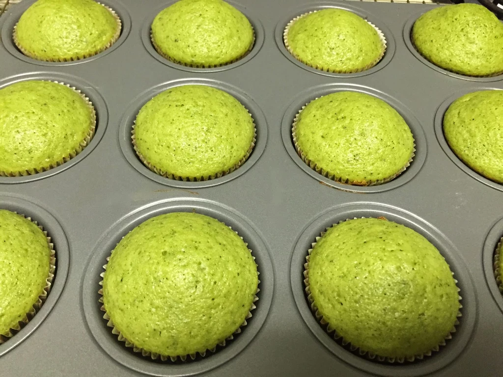 zielone muffinki