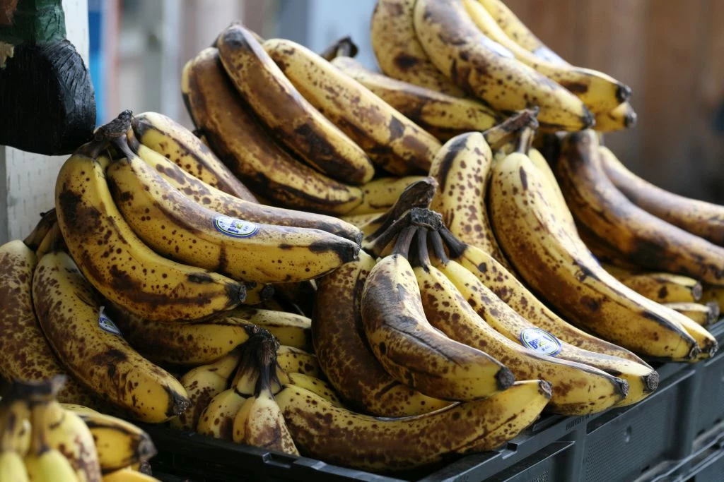 banany w cętki