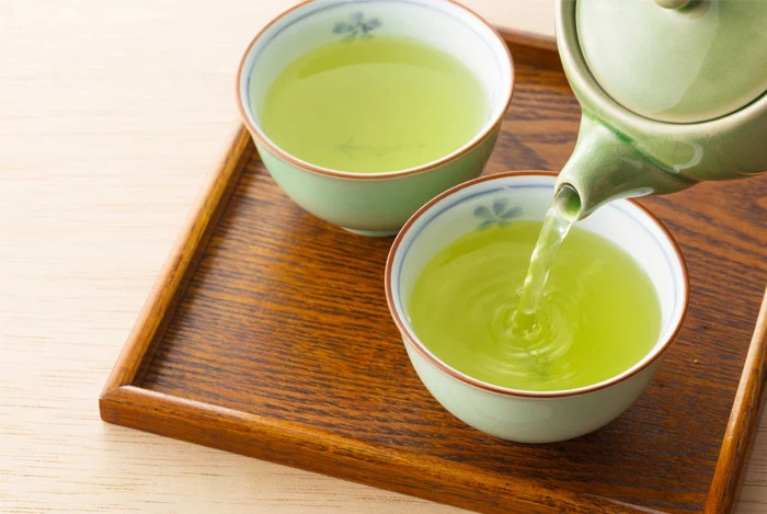 zielona herbata okład