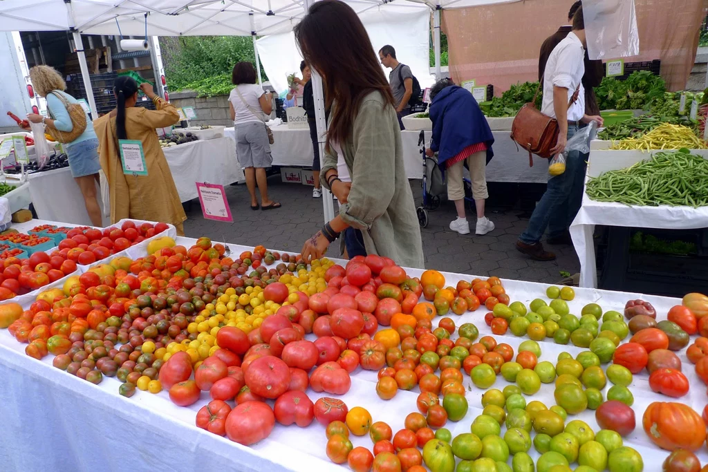 warzywa na rynku
