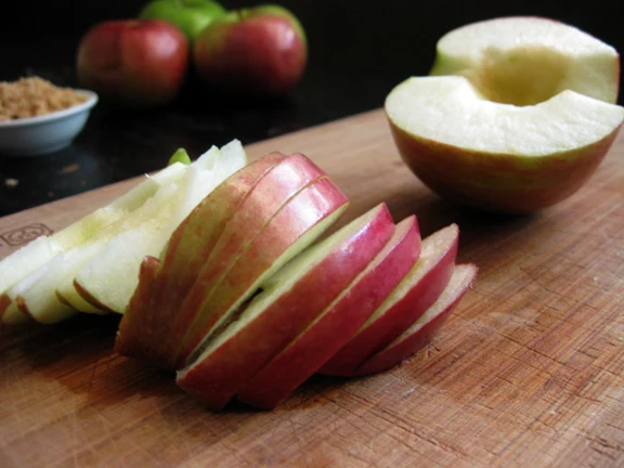 Plasterki jabłek
