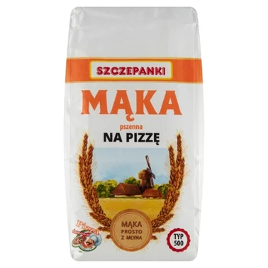 Szczepanki Mąka pszenna na pizzę typ 500 1 kg - 1