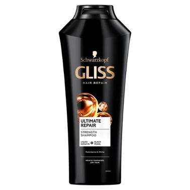 Gliss Ultimate Repair Regenerujący szampon do włosów mocno zniszczonych i suchych 400 ml - 2
