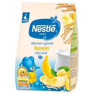 Nestlé Kaszka mleczno-ryżowa banan dla niemowląt po 4. miesiącu 230 g