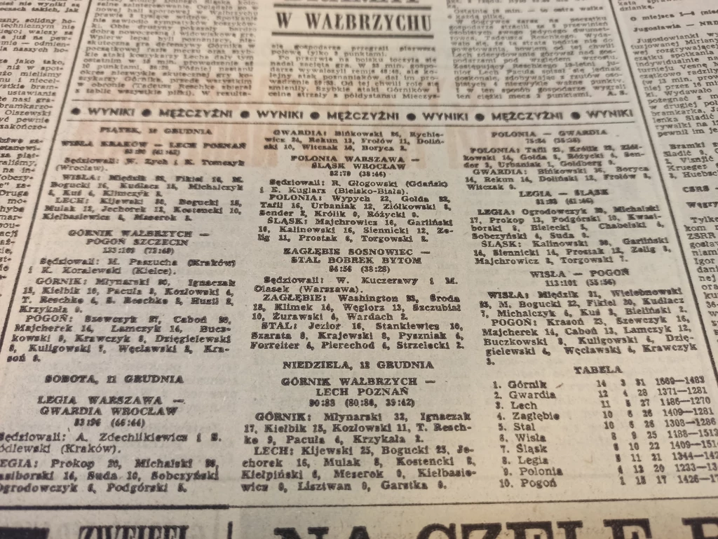 "Przegląd Sportowy" z 13.12.1982 r. "Przegląd Sportowy" z 13.12.1982 r.