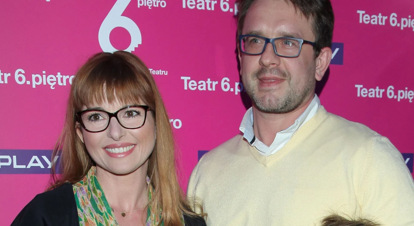 Beata Chmielowska-Olech z mężem Beata Chmielowska-Olech z mężem