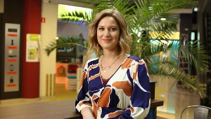 Aleksandra Domańska na planie serialu "Mecenas Porada"