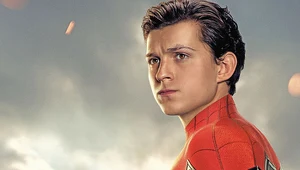 Tom Holland na plakacie filmu "Spider-Man: Powrót do domu"