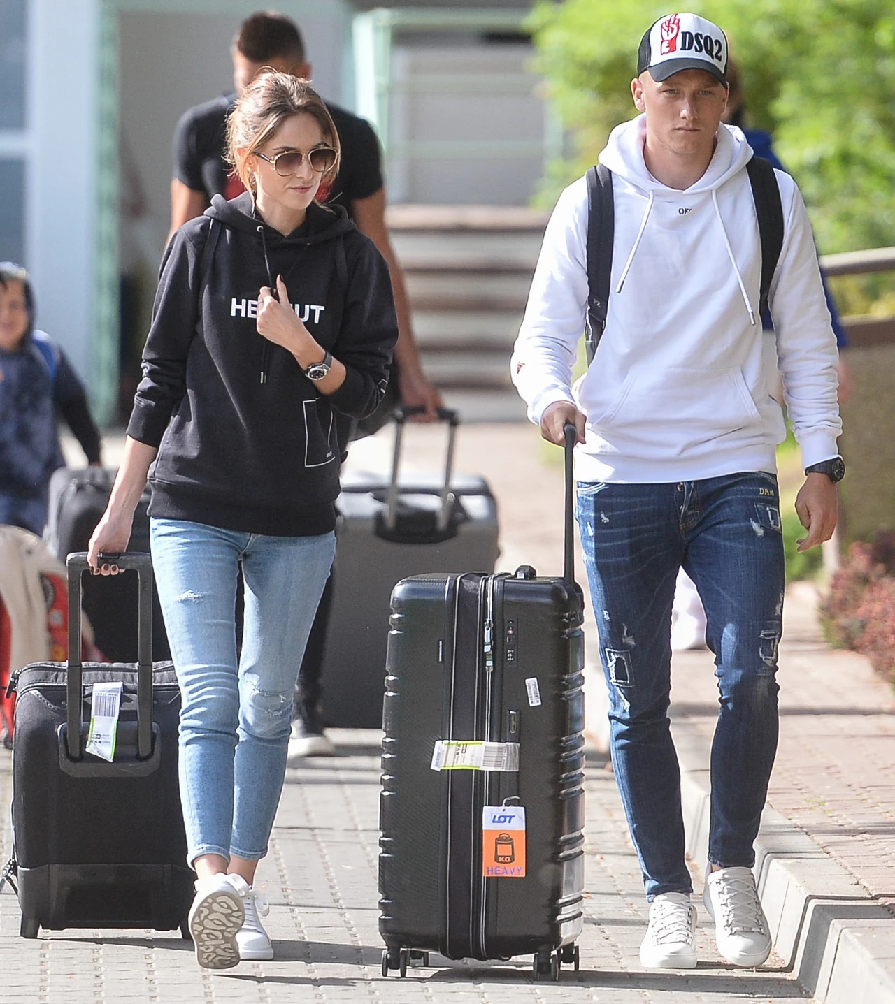 Piotr Zieliński i jego ukochana Laura Piotr Zieliński i jego ukochana Laura