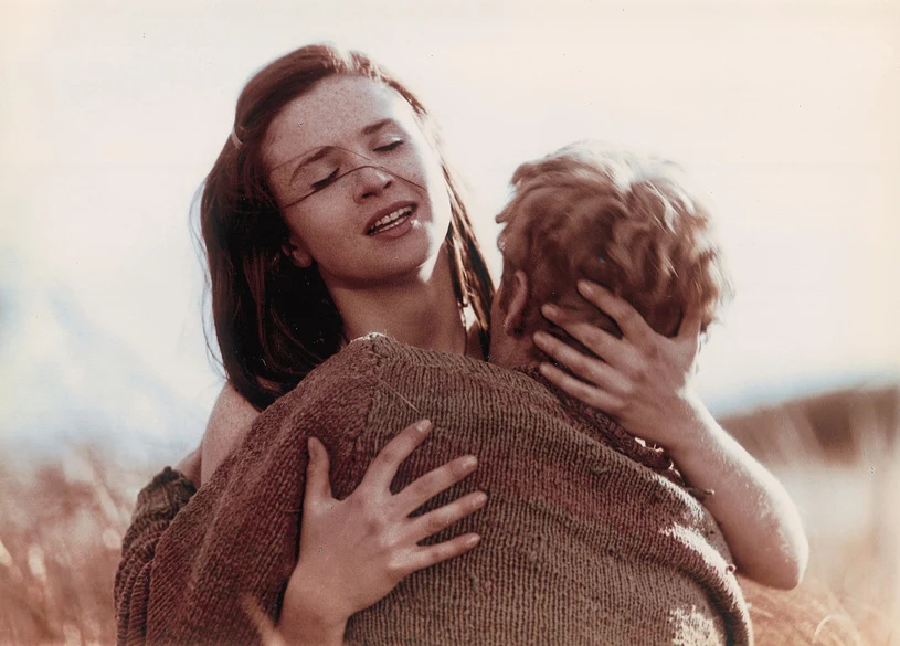 Stanisława Celińska i Daniel Olbrychski w filmie "Krajobraz po bitwie" (1970)