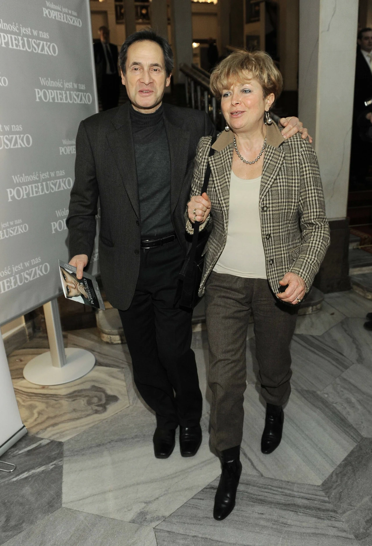 Jerzy Zelnik z żoną Urszulą Jerzy Zelnik z żoną Urszulą