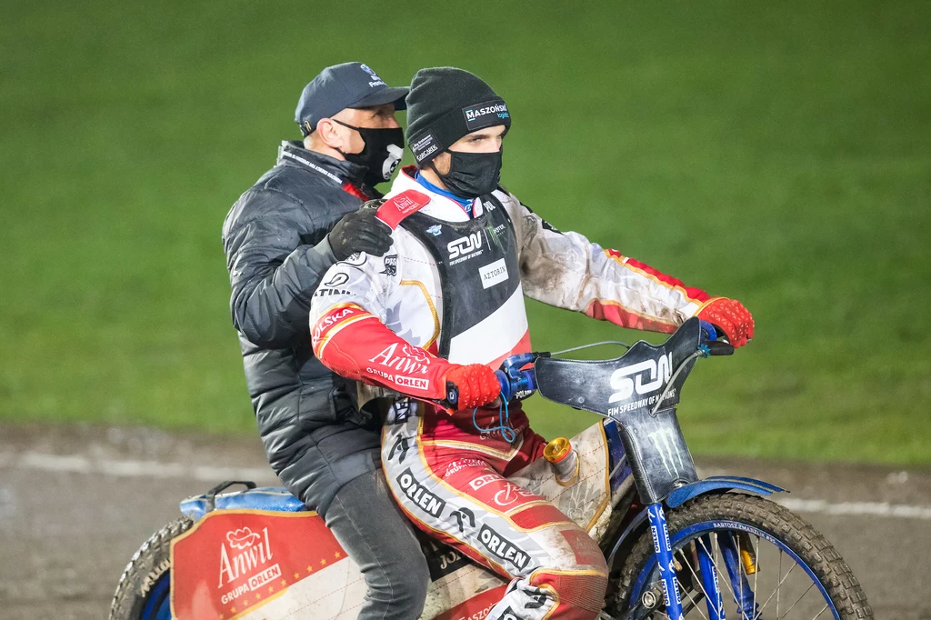 Marek Cieślak i Bartosz Zmarzlik. Finał Speedway of Nations Marek Cieślak i Bartosz Zmarzlik. Finał Speedway of Nations