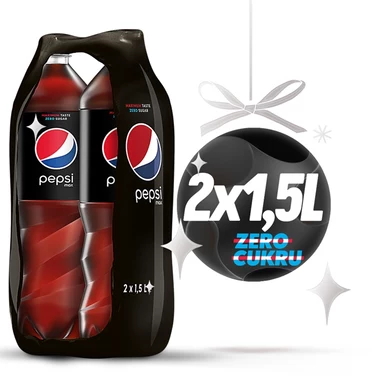 Pepsi-Cola Zero cukru Napój gazowany 3 l (2 x 1,5 l) - 5