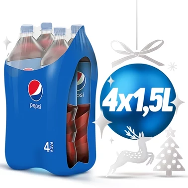 Pepsi-Cola Napój gazowany 6 l (4 x 1,5 l) - 4