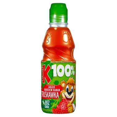 Kubuś 100% Sok jabłko marchew banan truskawka 300 ml - 1