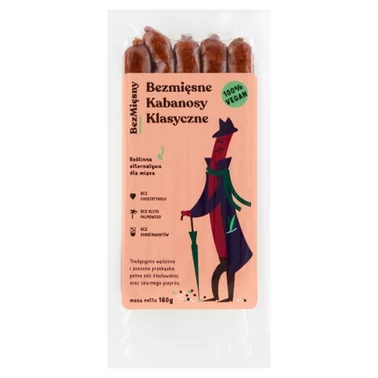 BezMięsny Bezmięsne kabanosy klasyczne 160 g - 3