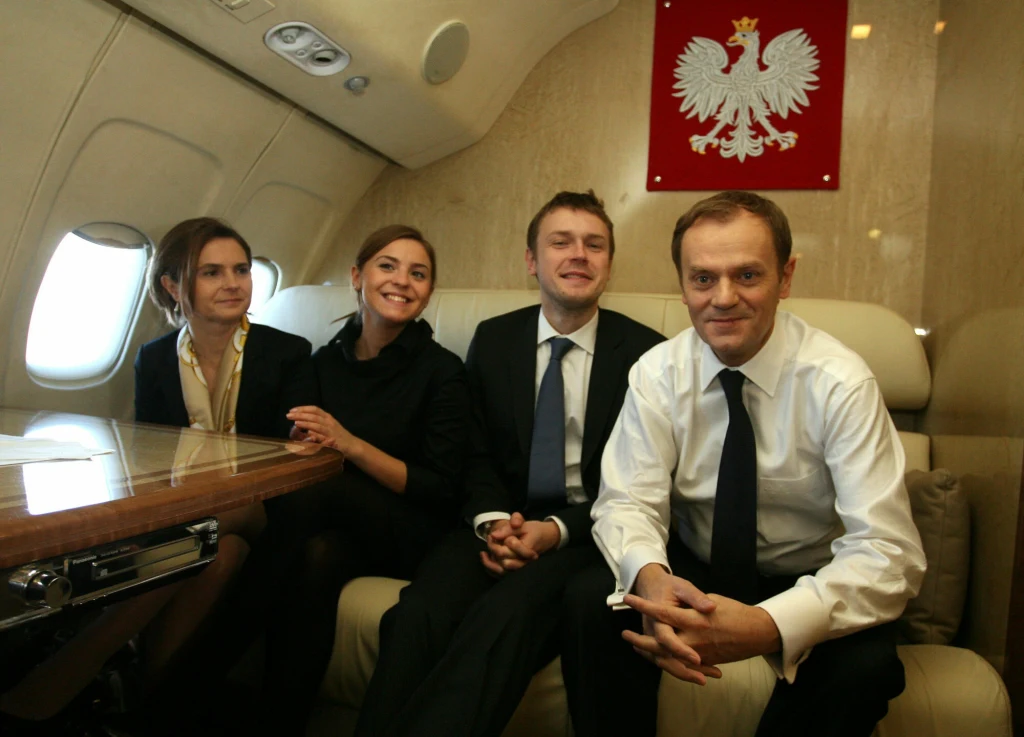 Donald Tusk z rodziną, 2007 r. Donald Tusk z rodziną, 2007 r.