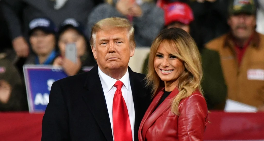 Donald i Melania Trump ostatnie cztery lata spędzili w Białym Domu 