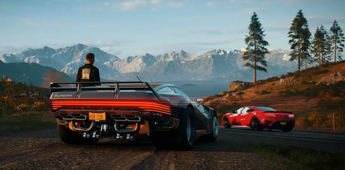 Jest też misternie wykończone wnętrze do obejrzenia. Model zapożyczono zapewne prosto od grafików z CD Projektu, więc deweloperzy z Playground Games chyba nie musieli się napracować. W trybie Forzavista otworzyć można wszystkie panele i drzwi, podziwiając bogactwo detali i silnik.