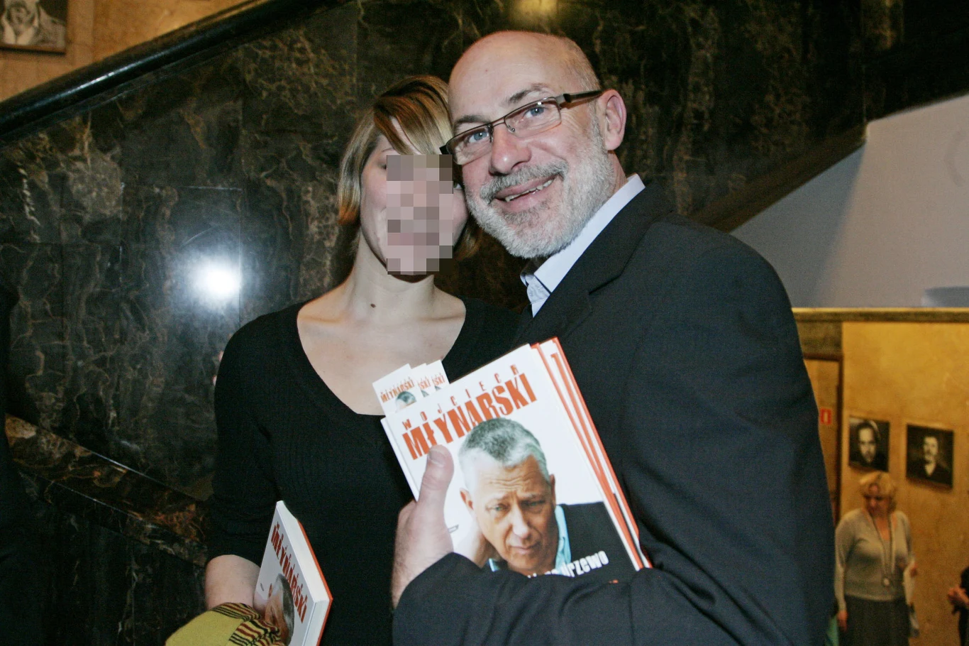 Piotr Machalica z córką w 2008 roku Piotr Machalica z córką w 2008 roku