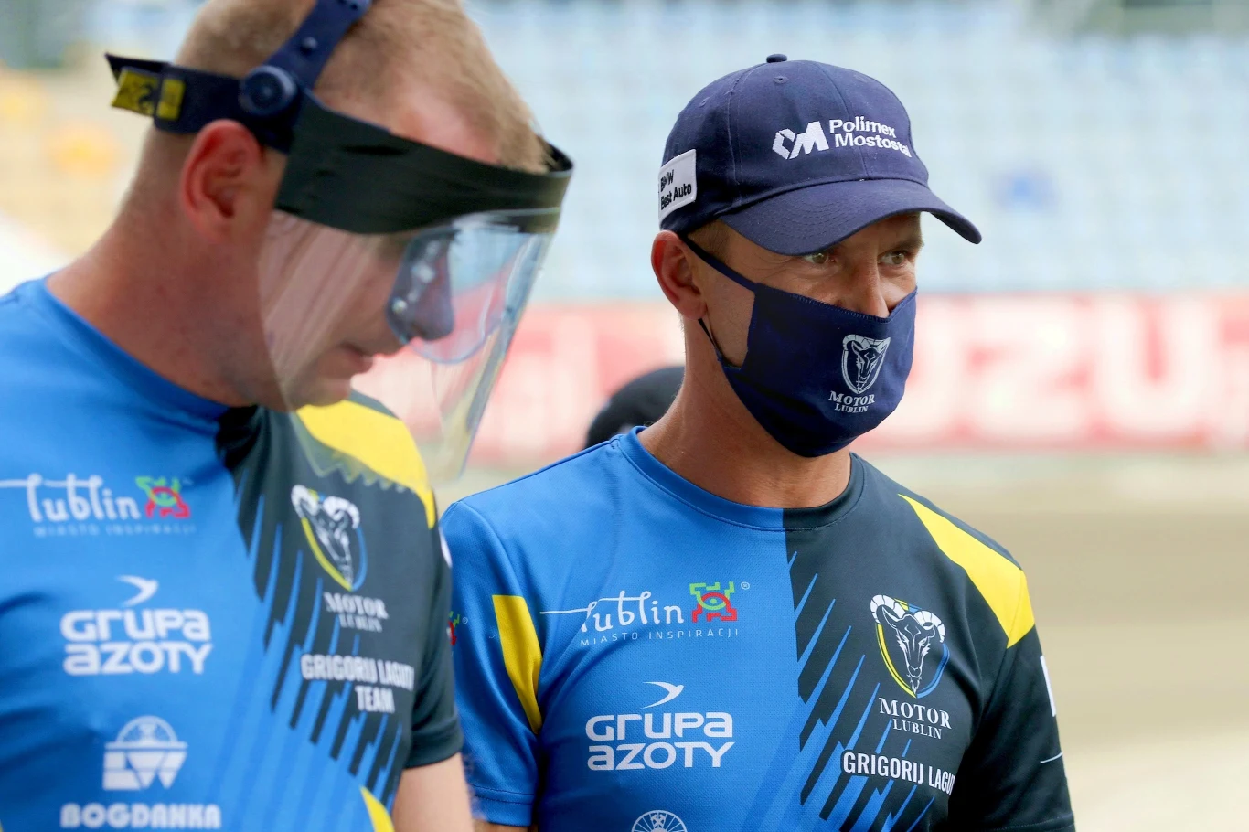 Dariusz Sajdak i Grigorij Łaguta