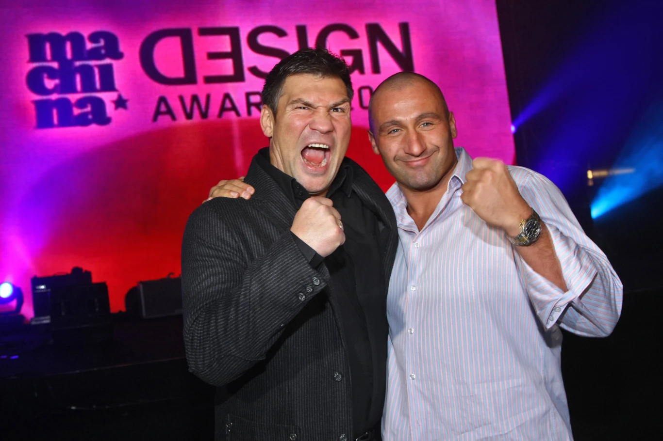 Marcin Najman (z prawej) w towarzystwie Dariusza Michalczewskiego Marcin Najman (z prawej) w towarzystwie Dariusza Michalczewskiego