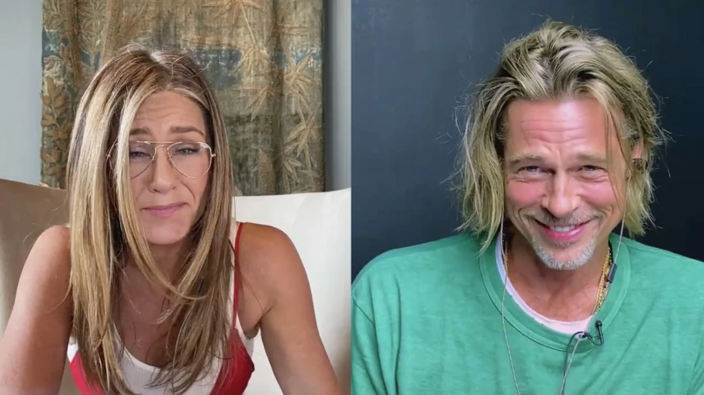 Jennifer Aniston i Brad Pitt wzięli udział w czytaniu scenariusza filmu "Beztroskie lata w Ridgemont High". Transmitowane na Facebooku godzinne wydarzenie, którego celem było wsparcie charytatywnej organizacji Seana Penna CORE zajmującej się pomocą społecznościom w czasie pandemii koronawirusa, było pierwszym wspólnym występem Aniston i Pitta od czasu ich rozwodu 15 lat temu 
