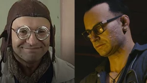 Mariusz Czajka w odcinku "Umcia Umcia" serialu "Świat Wedlug Kiepskich" i Victor Vector z Cyberpunka 2077