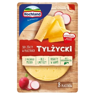 Hochland Ser żółty tylżycki w plastrach 135 g - 2